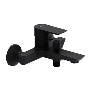 Изображение товара Смеситель для ванны и душа Damixa Apollo 471000300, цвет черный матовый