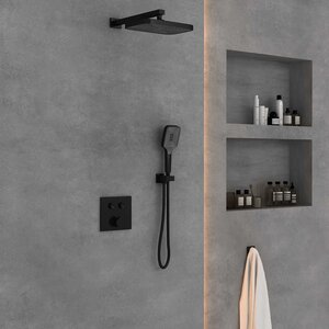 Изображение товара Душевая система Vincea, цвет черный матовый, VSFW-4211MB