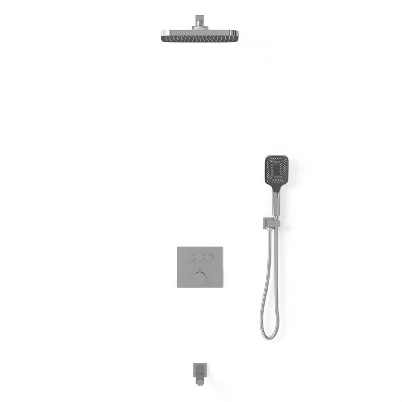 Изображение товара Душевая система Vincea с изливом и 3 режимами водопотока, хром