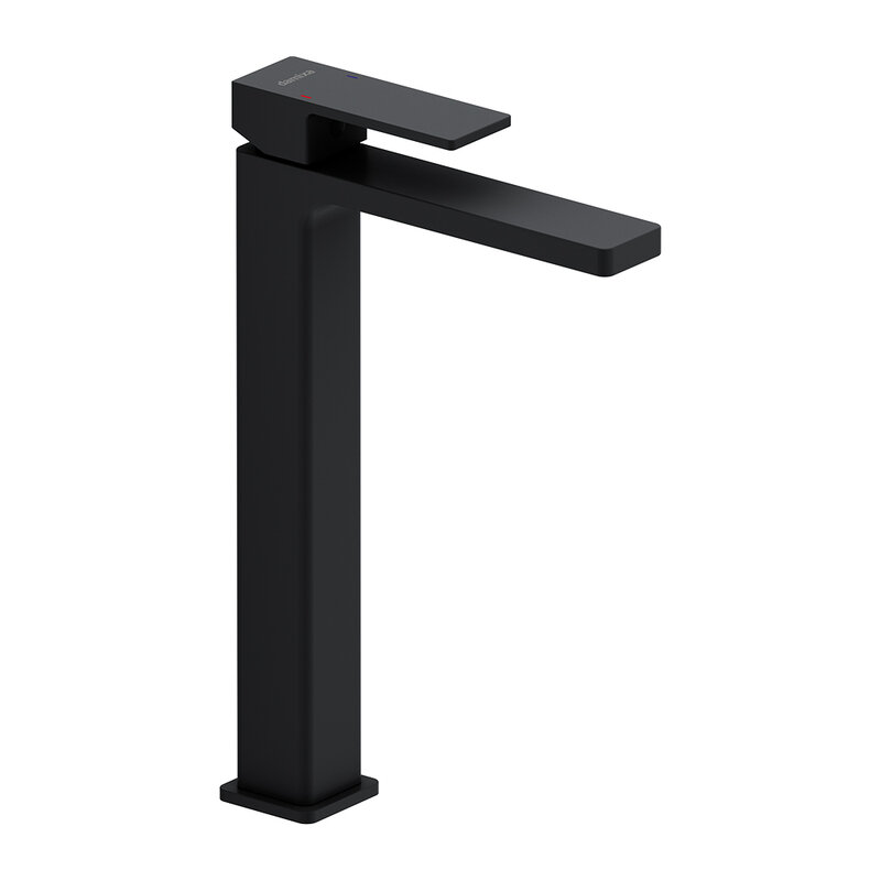 Изображение товара Современный смеситель для раковины Damixa Gala 530250300 черный матовый высокий