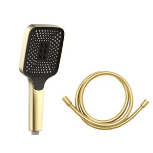 Изображение товара Душевой гарнитур Vincea VSHN-41HBG с 3 режимами струи брашированное золото