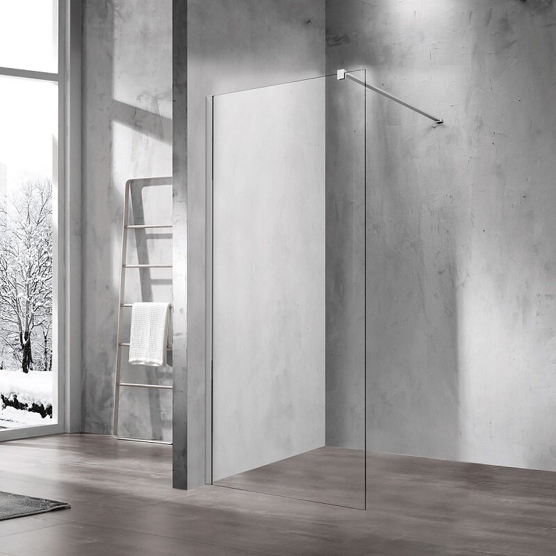 Изображение товара Душевая стенка Vincea Walk-In 70 см прозрачное стекло, хром профиль, Италия