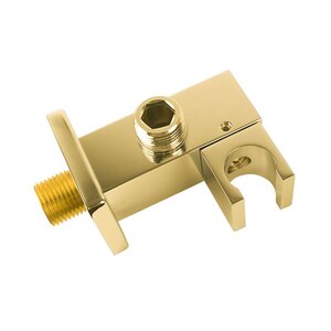 Изображение товара Шланговое подсоединение с держателем Vincea, цвет брашированное золото, VSC-41BG