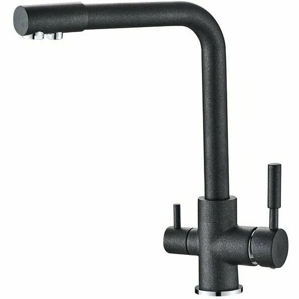 Изображение товара Смеситель Schein для кухни с подключением к фильтру, черный матовый, 8689