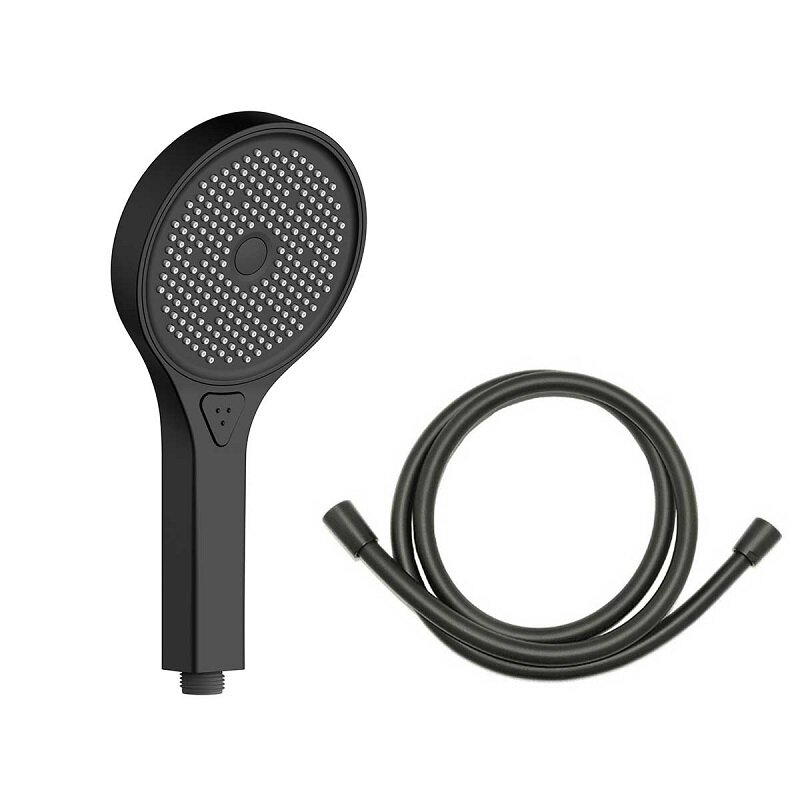 Изображение товара Душевой гарнитур Vincea 3 режима цвет черный матовый Italy