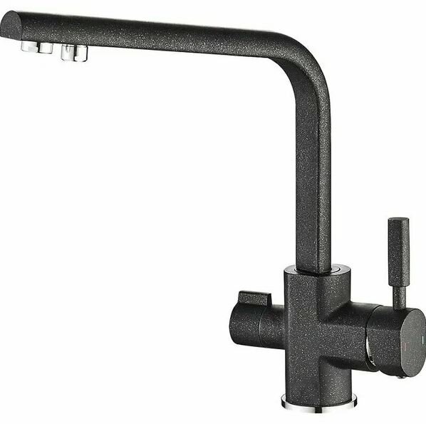 Изображение товара Смеситель Schein 8693 для кухни с подключением к фильтру, черный матовый