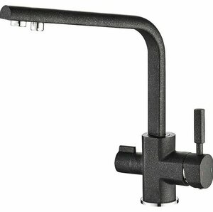 Изображение товара Смеситель Schein для кухни с подключением к фильтру, черный матовый, 8693