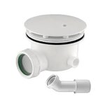 Сифон для поддона Hoesch Compact 90, 60329.305, с круглой крышкой, хром - фото 1