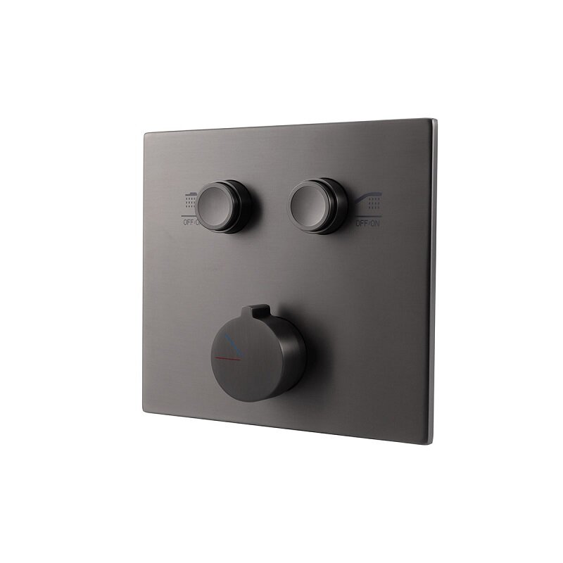 Изображение товара Смеситель для душа Vincea VSCV-421GM воронёная сталь gunmetal однорычажный встроенный