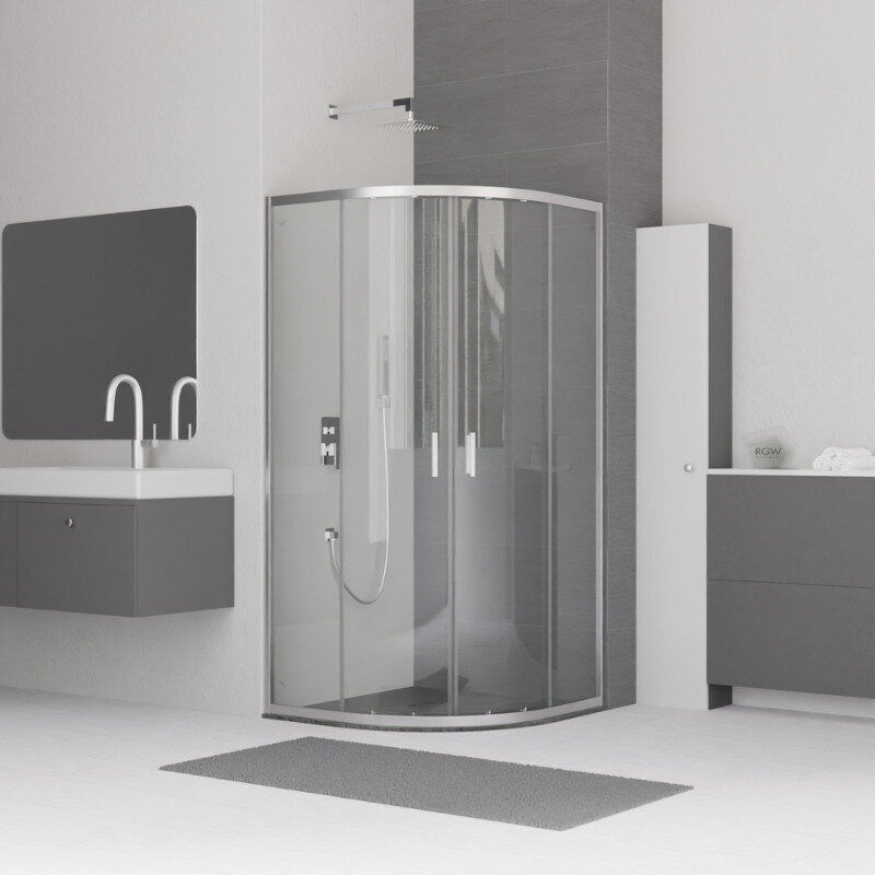 Изображение товара Душевой уголок RGW Classic CL-54 80x80 см с прозрачным стеклом и профилем хром