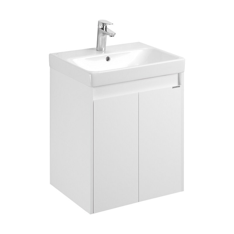 Изображение товара Тумба под раковину Акватон Сканди Doors 55 см белый глянец/матовый