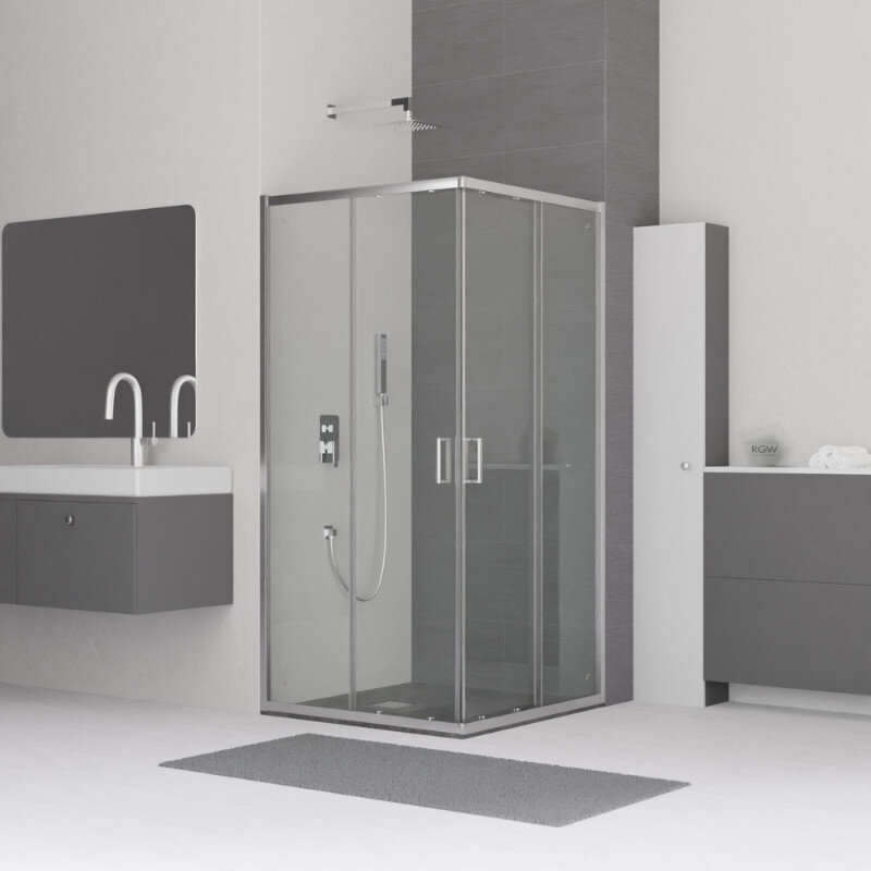 Изображение товара Душевой уголок RGW Classic CL-34 100x100 прозрачное стекло хром