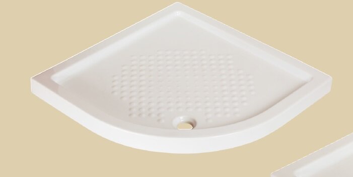 Изображение товара Поддон душевой из керамики Migliore 80x80 см, низкий, белый, качество премиум