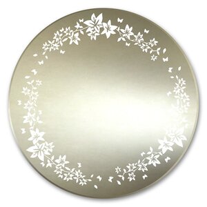 Изображение товара Зеркало Континент Флорис Люкс 65 см, с подсветкой, белый, ЗЛП3159