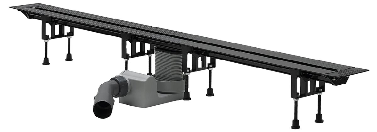 Изображение товара Душевой лоток Viega Advantix Vario Set 704353 с щелевой вставкой матовый хром регулируемый от 30 до