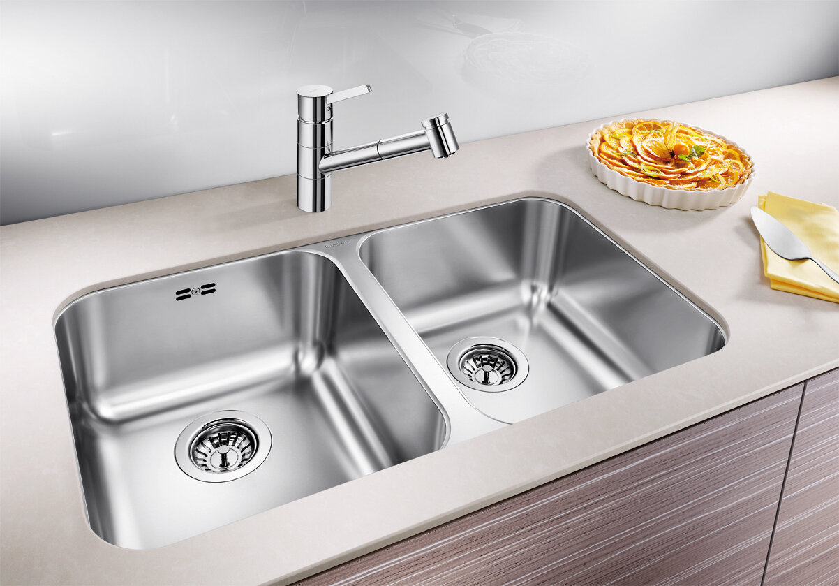 Изображение товара Мойка Blanco Supra 340/340-U 519716 полированная нержавеющая сталь Германия