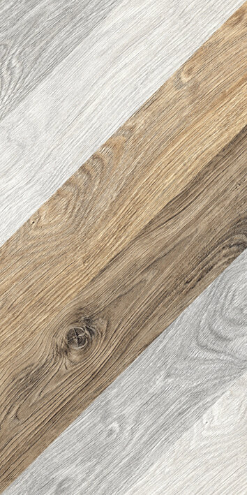 Изображение товара Керамогранит Керамин Ноттингем 7Д тип 2 30x60 см серый под дерево для стен и пола