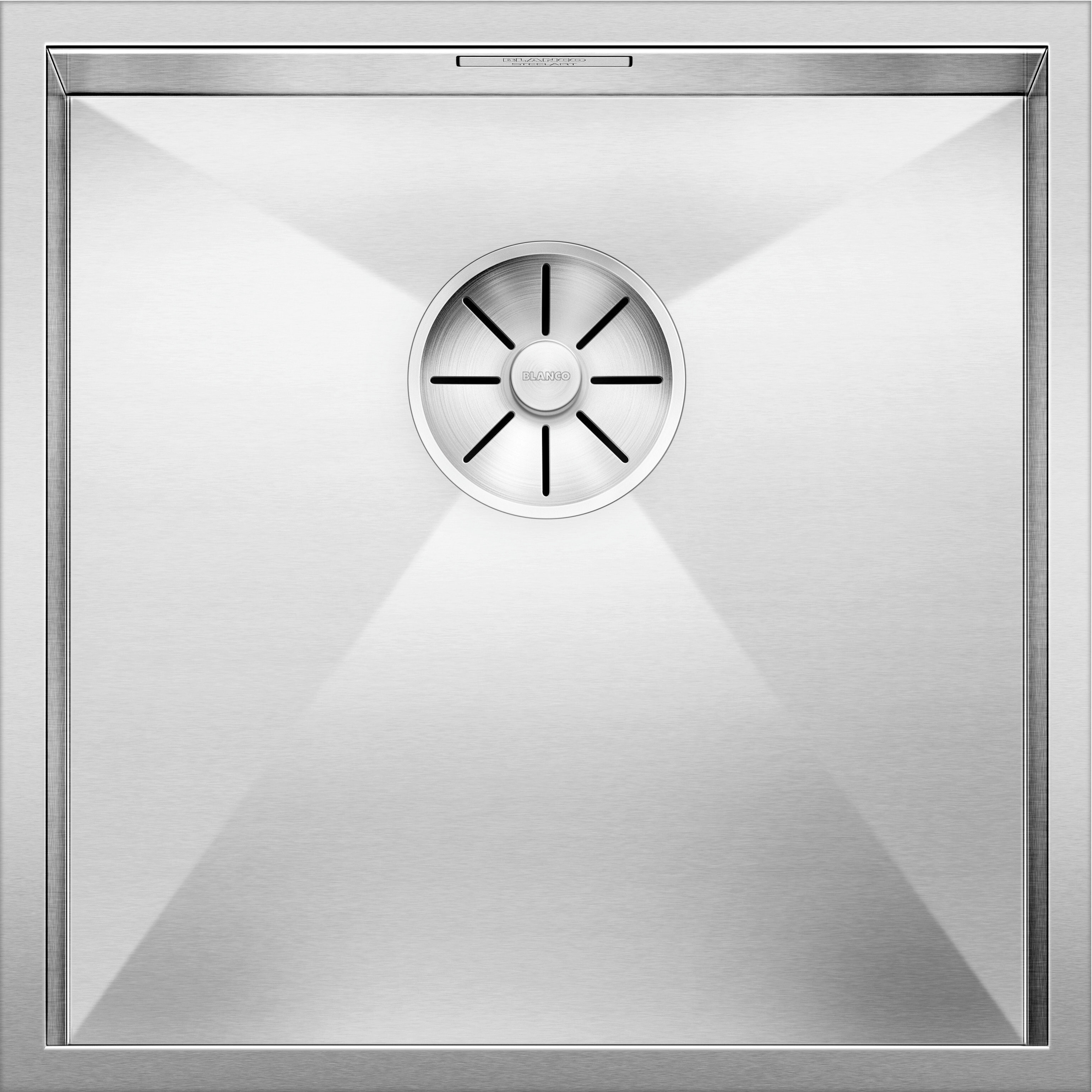 Изображение товара Кухонная мойка Blanco Zerox 400-U 517241 - нержавеющая сталь, 44x44 см, глубина чаши 17, 5 см