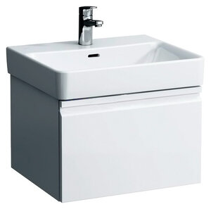 Изображение товара Тумба под раковину Laufen Pro S 4.8345.2.096.463.1, 66 см, 1 внешний + внутренний ящик, белая матовая