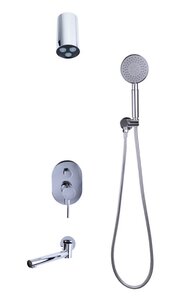 Изображение товара Душевая система Bronze De Luxe Scandi 14582-501C, с изливом, хром