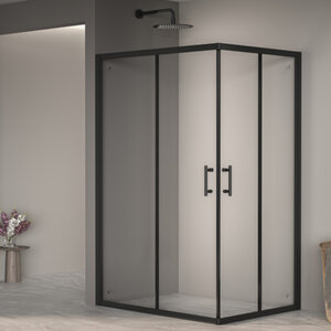 Изображение товара Душевой уголок RGW Passage PA-146-B, 90 х 120 см, стекло прозрачное, профиль черный матовый, 020814692-14