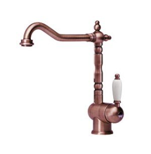 Изображение товара Франке Олд Ингланд смеситель для кухни бронза с 360° изливом и дозатором