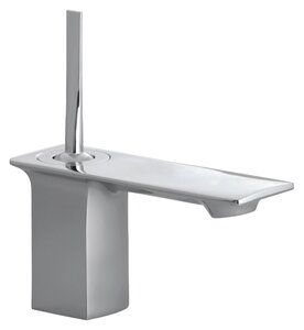 Изображение товара Смеситель Jacob Delafon STANCE E14760-CP для раковины с донным клапаном clic-clac