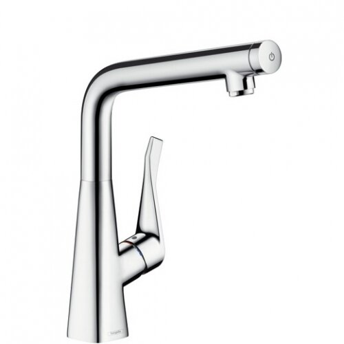 Изображение товара Смеситель для кухонной мойки Hansgrohe Metris Select, 14883000, хром