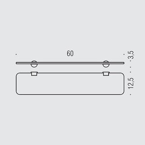 Изображение товара Полка Colombo Plus, W4916, хром