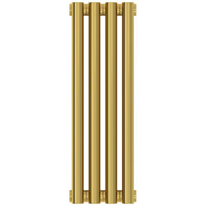 Изображение товара Радиатор трубчатый Сунержа Эстет-1 4 секции боковое подключение золото