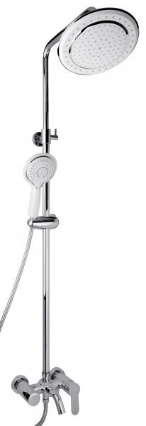 Изображение товара Душевая система Timo Polo SX-1100 3 режимная белая с регулируемой высотой Изображение товара Душевая система Timo Polo SX-1100 3 режимная белая с регулируемой высотой