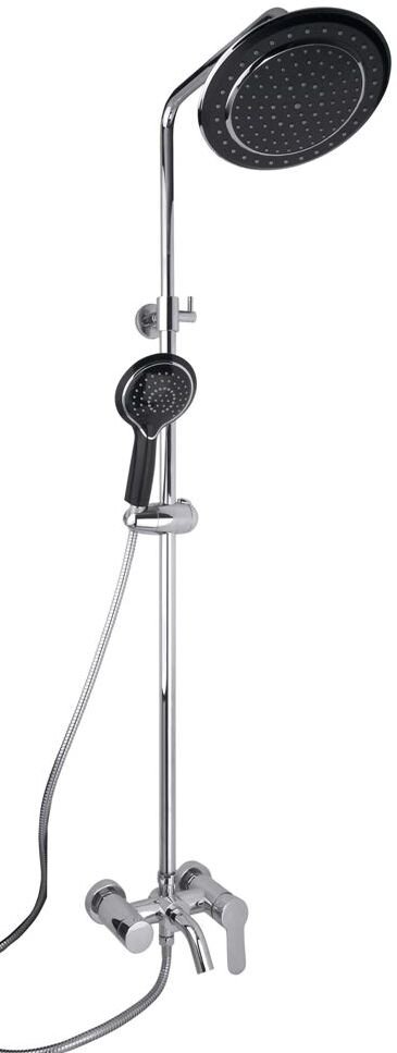 Изображение товара Душевая система Timo Polo SX-1100 black 3-режима хром черный