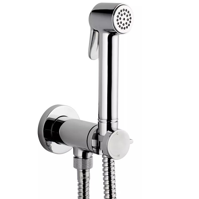 Изображение товара Гигиенический душ Bossini Paloma, E37005B.030, Brass Mixer Set, со смесителем, хром