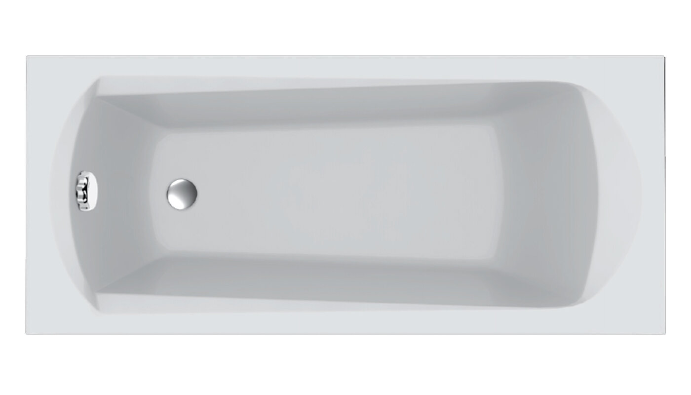 Изображение товара Акриловая ванна Relisan Tamiza 170х75 см отдельностоящая белая польского производства