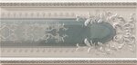 Декор Ceracasa Absolute Cenefa Ice/Jungle 2, БП000006461, 12 х 25 см, белый, голубой - фото 1