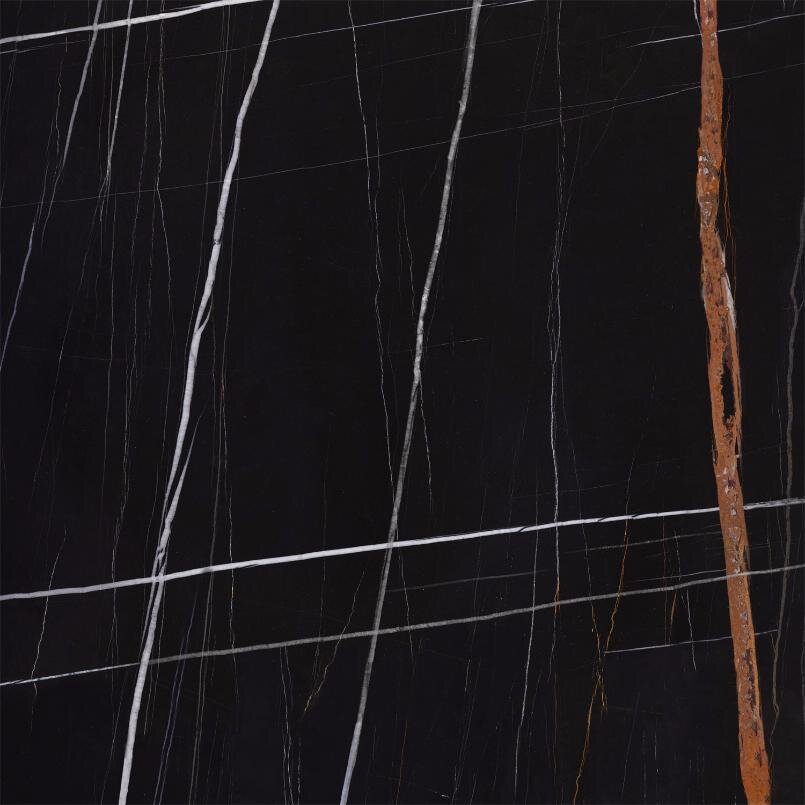 Изображение товара Керамогранит Kerranova Marble Trend K-1004/MR/600x600x10, Nero Dorato 60х60 см, черный