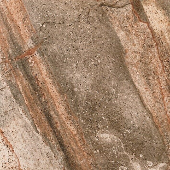 Изображение товара Керамогранит Kerranova Genesis K-105/LR 60x60 см коричневый мраморный декор