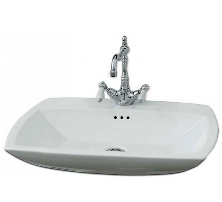 Изображение товара Раковина ArtCeram Jazz JZL004 0100 белая для ванной комнаты угловая