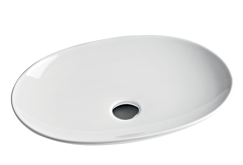 Изображение товара Раковина ArtCeram La Fontana LFL001 0100 овальная белая для ванной и кухни
