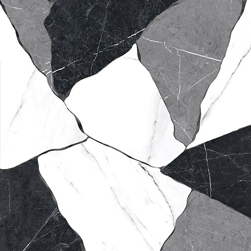 Изображение товара Керамогранит Cersanit Oriental 16151, 42х42 см, серый, белый