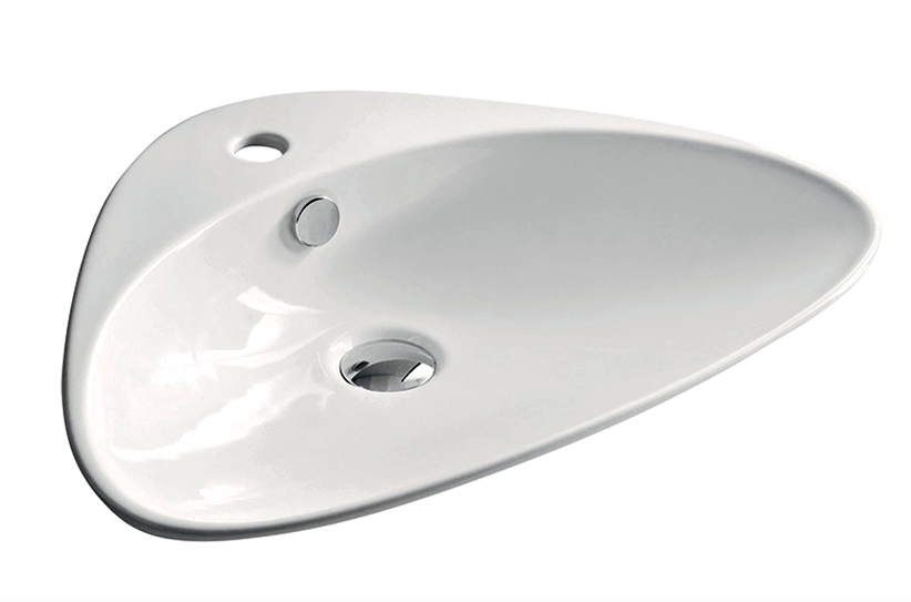 Изображение товара Раковина ArtCeram PLETTRO PTL001 01;00 белая для углового монтажа 60x45 см