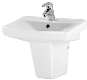 Изображение товара Раковина Cersanit Carina 50 белая подвесная угловая для ванной комнаты