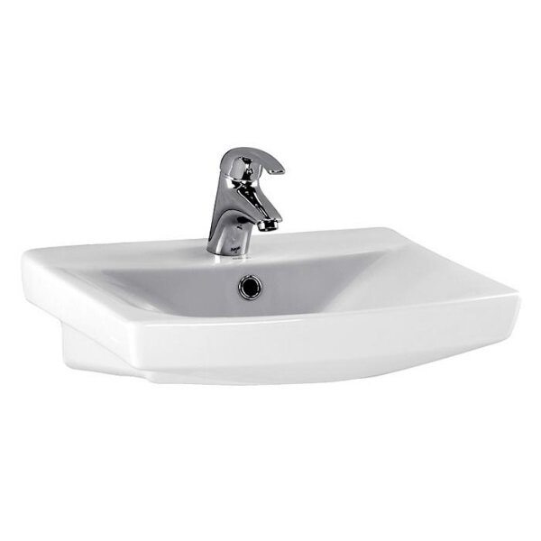 Изображение товара Раковина Cersanit Carina 60 см белая с отверстием под смеситель