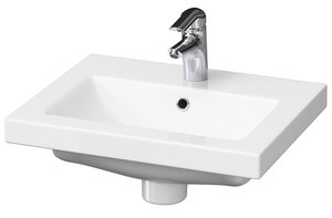 Изображение товара Раковина Cersanit Como S-UM-COM50/1-w, 50 см, накладная, белая