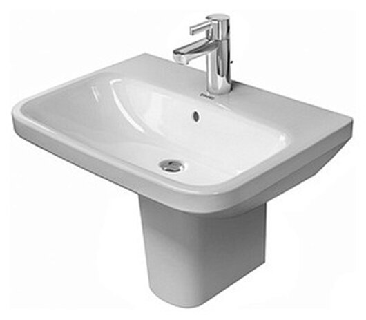 Изображение товара Раковина Duravit Durastyle 2319550000 55x44 см угловая с переливом белая