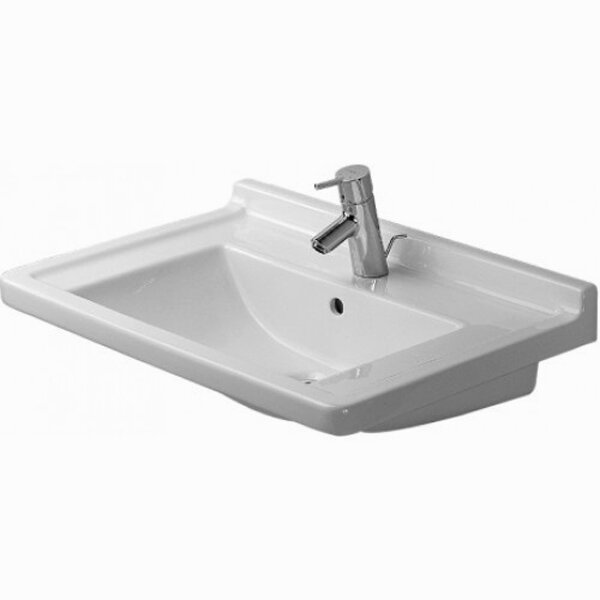 Изображение товара Раковина Duravit Starck 3 304700000 030470 70 х 49 см Изображение товара Раковина Duravit Starck 3 304700000 030470 70 х 49 см