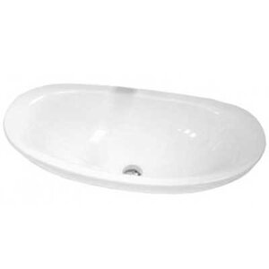 Изображение товара Раковина Flaminia IO:SI IO4275 овальная белая из фаянса для углового монтажа