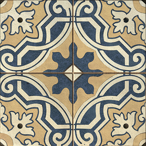 Изображение товара Керамогранит Cersanit Sevilla 16184, 42 х 42 см, пэчворк, черный, бежевый