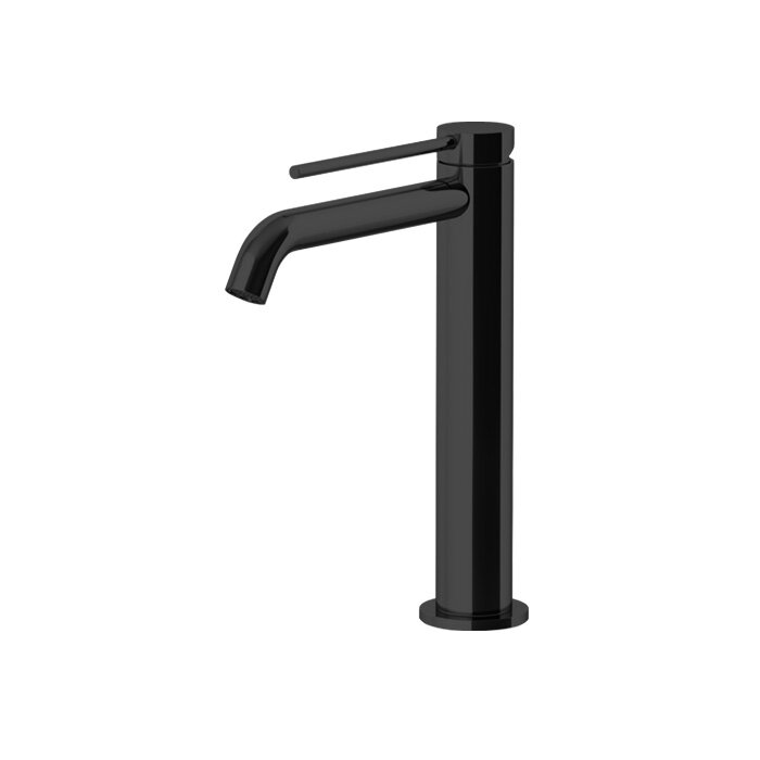 Изображение товара Смеситель для раковины Gattoni Circle Two 9146/91NO, с донным клапаном, цвет Nero Opaco