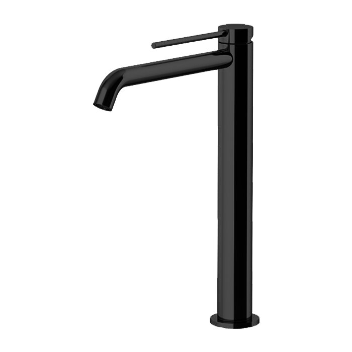 Изображение товара Смеситель для раковины Gattoni Circle Two 9148/91NO, с донным клапаном, цвет Nero Opaco